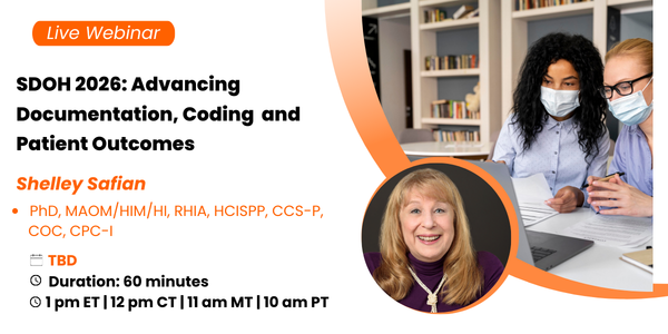 sdoh 2026: advancing documentation, coding and patient outcomes sdoh 2026: advancing documentation, coding and patient outcomes
