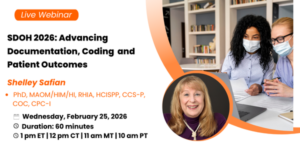 sdoh 2026: advancing documentation, coding, and patient outcomes