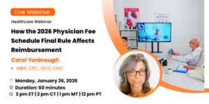 understanding the 2026 physician fee schedule final rule