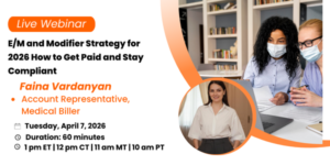 e/m and modifier strategy for 2026: how to get paid and stay compliant